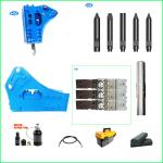 Mini Digger Hydraulic Rock Breaker Hammer Backhoe 40CRMO 25-70t High Strength