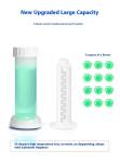 Aromatic Flower-Inspired Disposable Toilet Cleaner Gel Effective For Odor