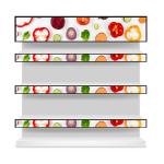 29" Stretched LCD Display Shelf Edge Lcd Screen Supermarket Strip Thin Strip LED