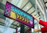 32*96 Double Row LED Advertising Sign Car Panel Flexible Pixel Programmable