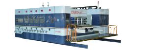 China Rigid Board Automatic Die Cutting Machine Self Locking Gap Adjustment Device factory