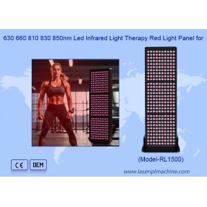 Red Led Light Device Panel Laser Standing Type PDT Machine For Pain Relief