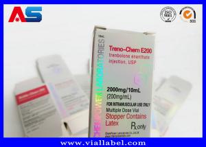 China Foldable Small 3d Hologram Vial Box For Oil Vials Bottles Pharmacy Packing With Custom Brand Design factory