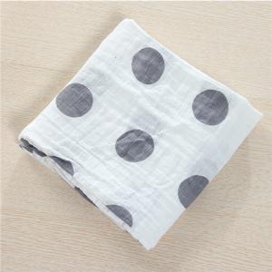 China Unisex Silky Bamboo Swaddle Muslin Wraps , Newborn Baby Swaddle Wrap Blanket factory
