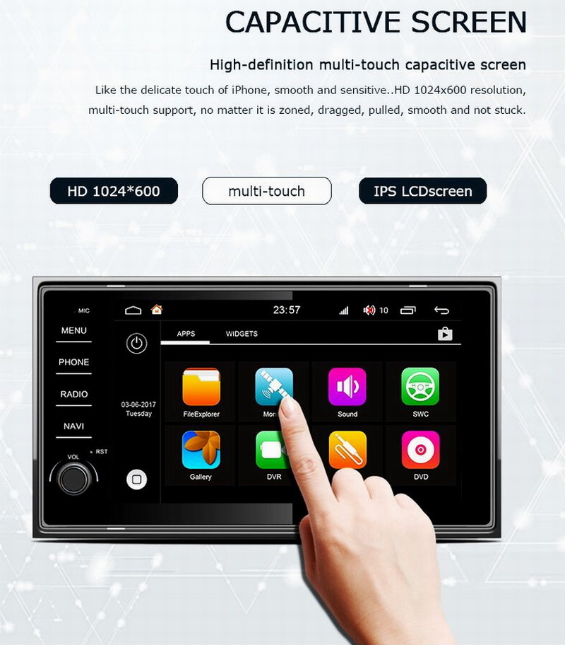 Ouchuangbo auto gps navi audio S200 platform android 8.0 for Skoda Octavia support USB SWC AUX wifi bluetooth