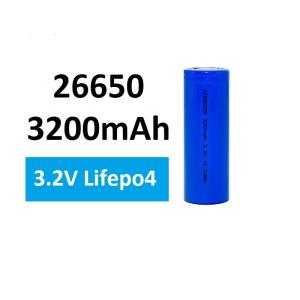 China 26650 Lithium Ion Battery Cell 3.2V 3200mAh Lifepo4 factory