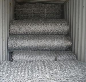 China 3x1x0.5m Hexagonal PVC Coated Gabion /Gabions Box Price16.28$/PC for philippines market factory