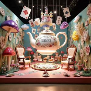 Original DIY Design for Nutcracker-themed Starry Sky House Photo Spot, Suitable for Plazas, Malls, Parks and Cafés, Made of Composite Materials