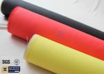Acrylic Coated Fiberglass Fabric 490GSM Yellow 550℃ Welding Blanket Curtains