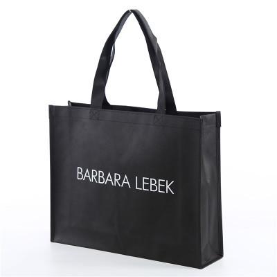 Laminated Hot Pressed Hand Non Woven Carry Bags Customized Environmental