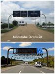 Highway Overhead Sign Structures Hot Dip Galvanized Steel Welding Rod Full Span
