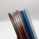25mm 32mm 35mm Clear Polycarbonate Roofing Sheets Clear Flat Roof Panels