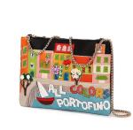 New women's European and American fashion personality casual hand diagonal