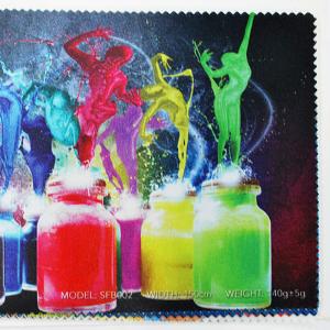 China Polyester Design Advertising Banner Printing Knit Fabric 1.5 M Banner Width factory
