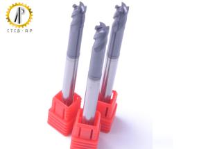 China 45 Degree Solid Carbide Thread Mills , Square Cutting Shell End Mill Cutter For Titanium factory