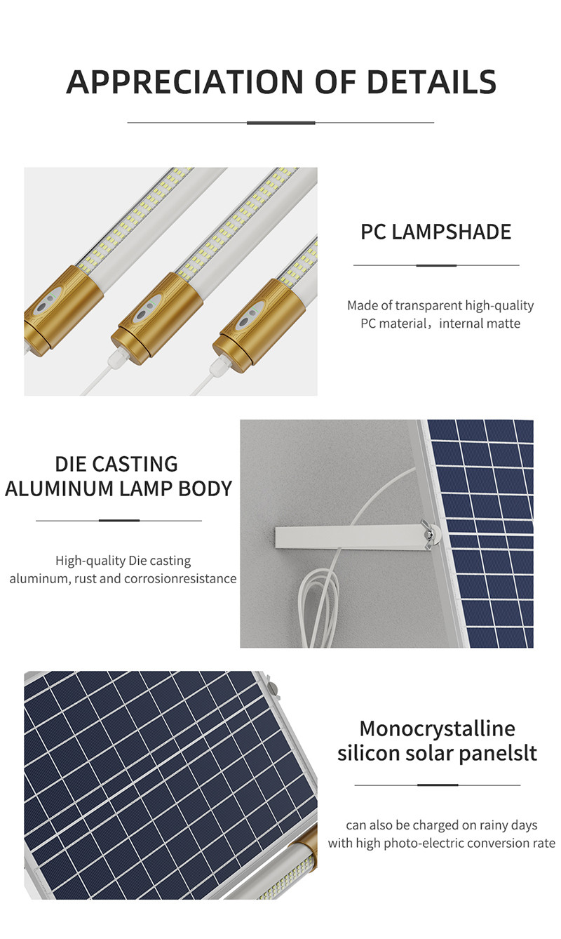 300w Solar Panel Fluorescent Light Fixtures T12 350x450mm 6V 20W Slim Die Casting Aluminium