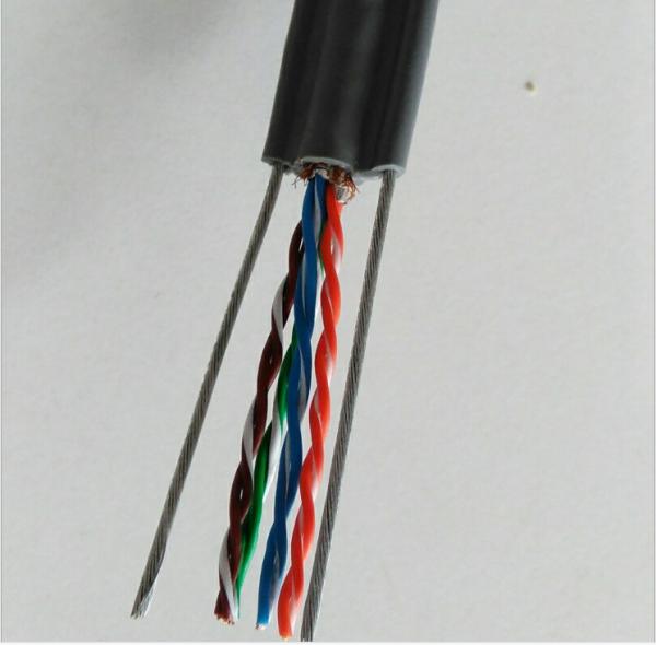 Flexible Round Traveling Control Cable for cranes or other appliances in black