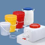 Food Grade Drink Dispenser 5 Gallon Plastic Bucket With Handle And Lids