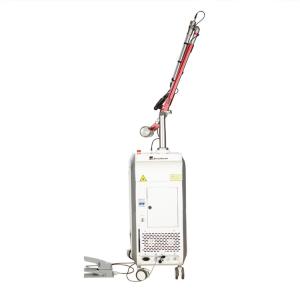 China Age Spots Q Switched Nd Yag Laser Tattoo Removal Machine 1200VA For Carbon Peeling factory