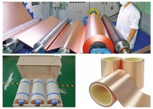 China Gray Treated Single Side PCB Copper Foil 500 - 5000 Meter Length Per Roll factory