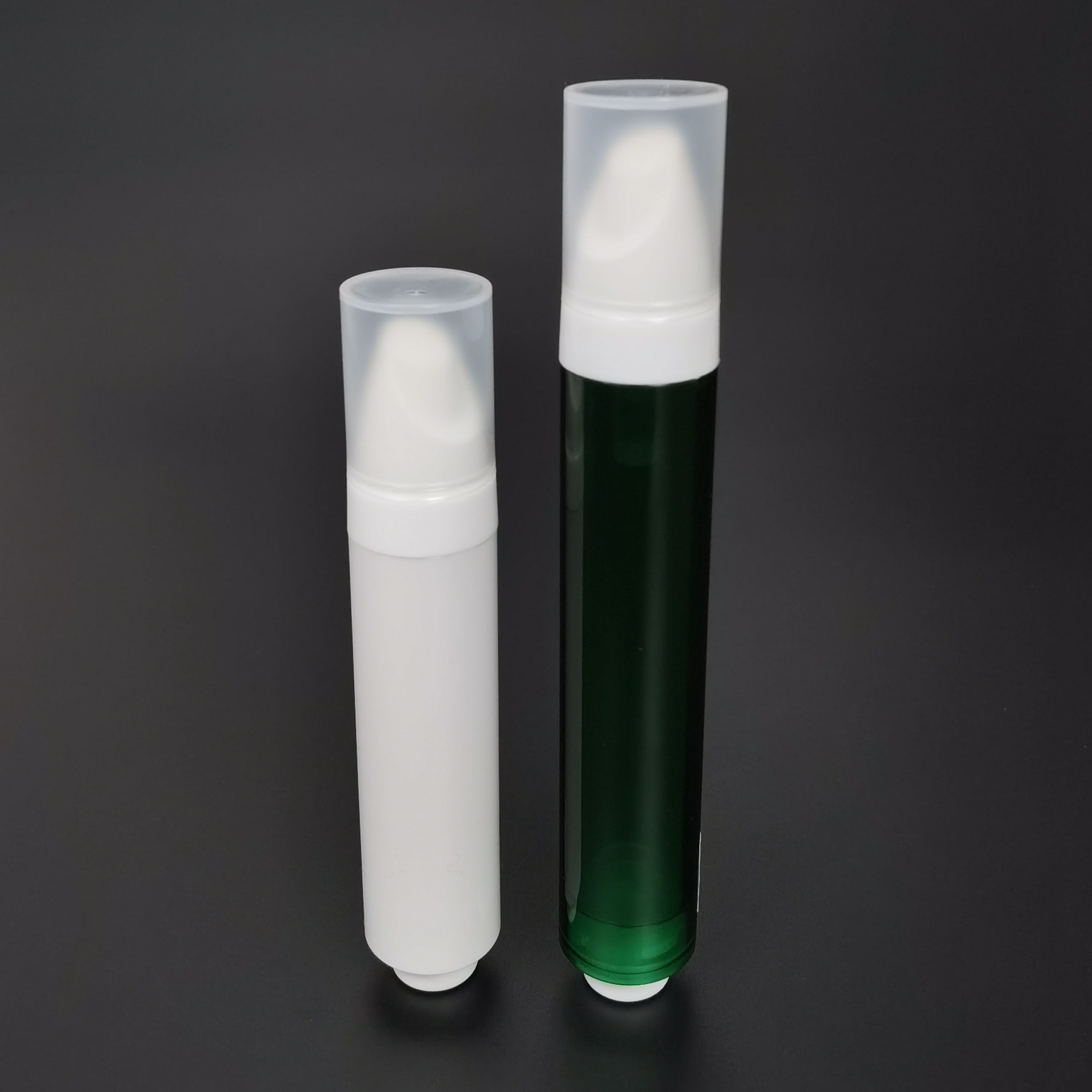 China Essence Syringe Serum Oil Airless Cosmetic Bottles ABS 10ml 15ml factory
