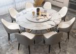 ISO14001 Rock Slab Family Strong Durable Dining Table