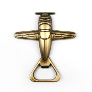 China Metallic Design Die-cast Airplane Bottle Opener for Die-cast Style and Metallic Colors in Design factory
