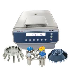 China Benchtop Laboratory Horizontal Blood Centrifuge Machine With Swing Out Bucket Rotor factory