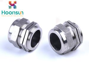 China NPT1 / 4 Dustproof Stainless Steel Cable Gland Waterproof Electroplate Surface Treatment factory