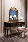 Rococo furniture mirrored chest drawers latest bedroom furniture designs TE-029