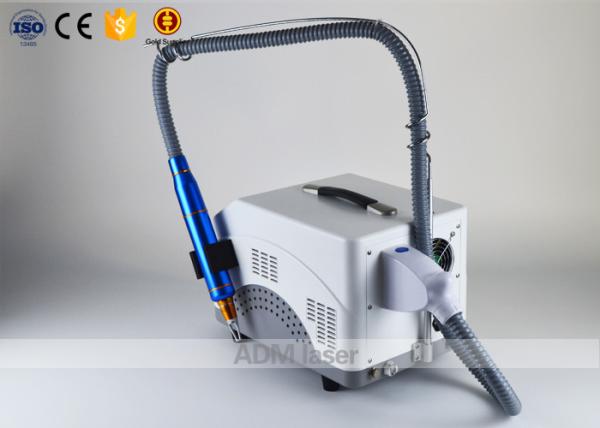 Portable ND YAG Pico Laser Tattoo Removal Machine 1064 755nm Heads