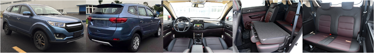 Rear Wheel Drive Seven Passenger SUV SKD & CKD Both Manual & Automatic Available For Local Assembly Reduce Duty Freight