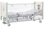 White Hospital Baby Crib With Cartoon Pictures OEM Available