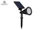 2W 4 LED IP65 Integrated Solar Powered Outdoor Garden Lights Wall Mounted CE FCC