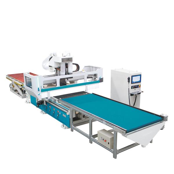 CNC Nesting 3D CNC Router Machine Beam Table With Loading And Unloading 3 Axis