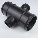 Polypropylene Irrigation Pipe Tee Drip Double Wire Four Way Agricultural