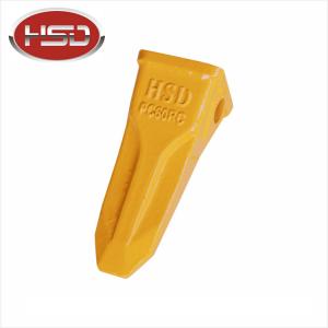 China excavator bucket teeth rock tooth PC60RC in engine parts factory
