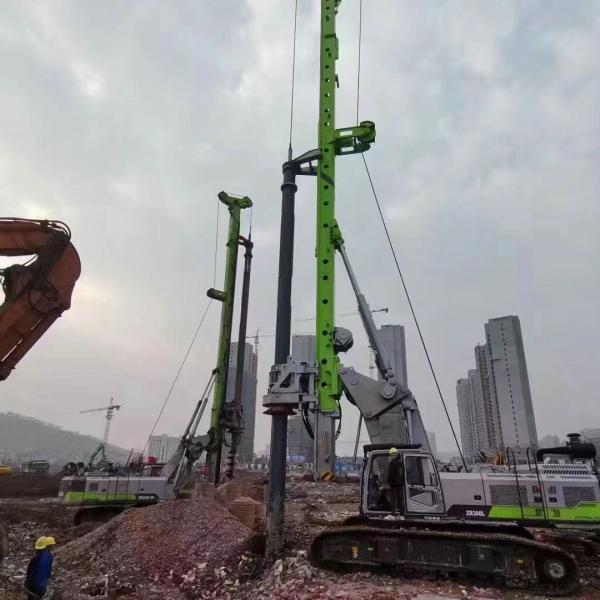 Used ZR360L 360KN.M Construction Piling Machine 58m 65m Hydraulic Rotary