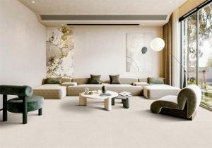 China Decorative Tiles Soft Glazed Porcelain Tiles And 60x120cm Modern Outside Wall Tiles For Living Room factory