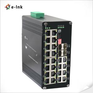 China Industrial Managed Switch L2+ 24-Port 10 100 1000T + 4-Port 1000X SFP Switch factory