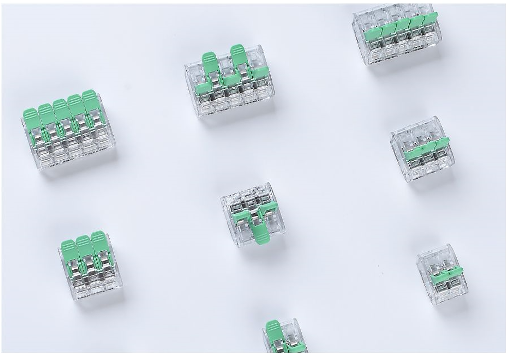 UL CE Certified 3 Poles Fast Electrical Wire Terminal Connector for Quick Wiring Jobs