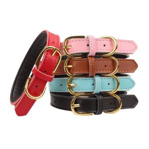 China Fashionable Handmade Dog Leather Leashes 5 Adjustment Holes For Adjustment factory