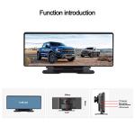 12 Inch IPS Screen 1080P Wireless Rear View Dash Cam 1920X380 MIPI Port CMOS