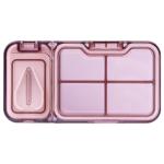 BPA Free Travel Pill Box Silicone Seal Ring Pill Cutter With Storage