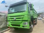 375HP 40T Used HOWO Dump Truck With New 12.00R20 Tire