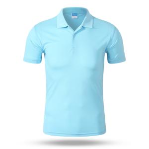 China Printed Design Custom Logo polo T Shirt Short Sleeve For Women And Men factory