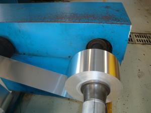 China Mill Finished 0.08mm Aluminum Heat Transfer Foil For Air Cooling Tower Industry factory