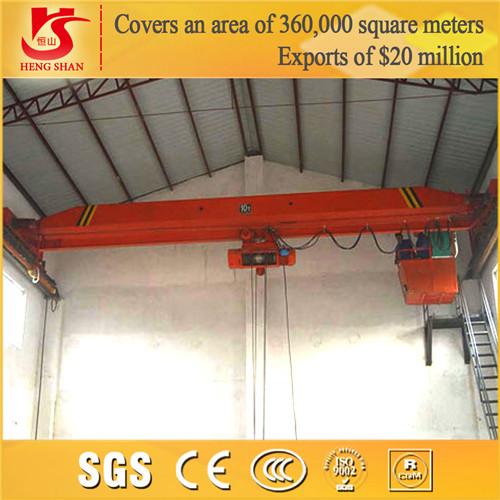 Electric Hoist travelling Bridge lda single girder bridge crane