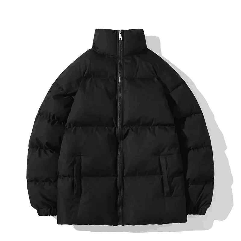 Custom Winter Puffer Jacket for Men Stand Collar Casual Outwear High Quality Coats Padded Men Jacket