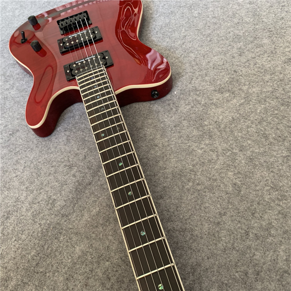 High Quality wine red TELE electric guitar Boutique accessories dedicated to the bands free shipping
